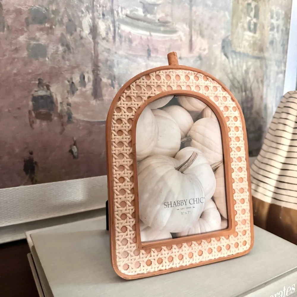 NWT Shabby Chic Decorative Rattan Style Frames set of 3